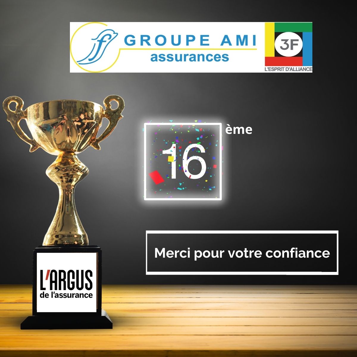 Classement de l'ARGUS DE L'assurance