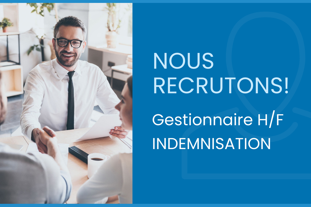 Recrutement gestionnaire indemnisation